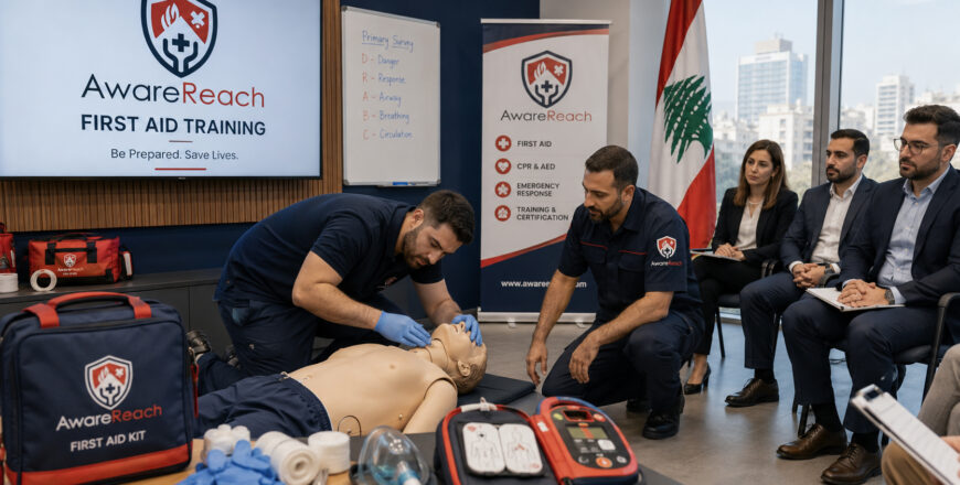 First aid responder training Lebanon — AwareReach Training Centre