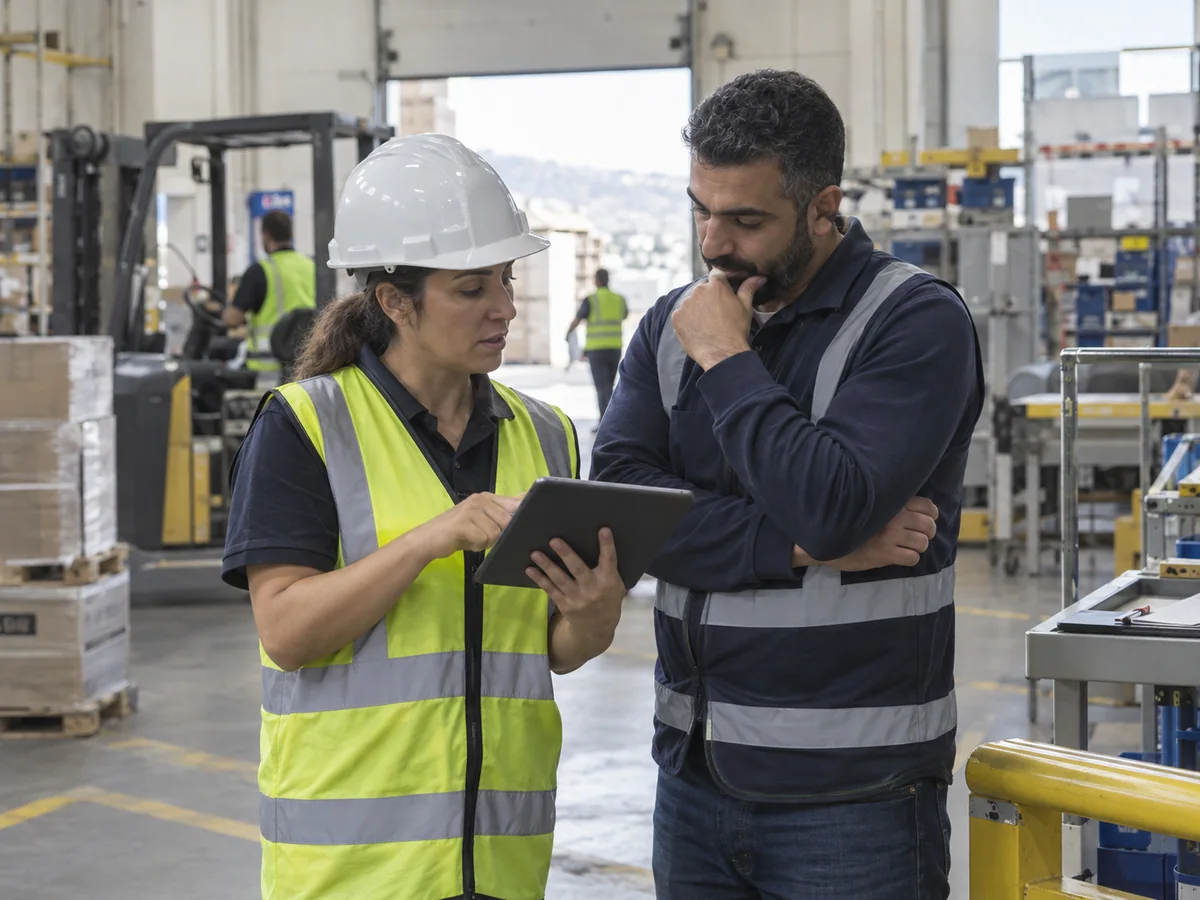Safety follow-up discussion in a Lebanese operational facility