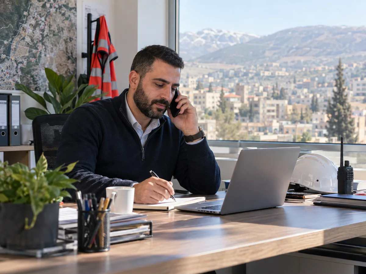 Safety coordinator responding to an organizational inquiry in Zahle