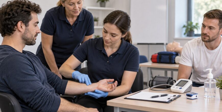 AR-MFV1 medical first aid course illustration